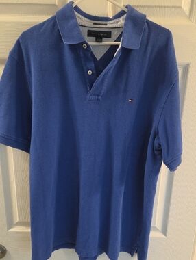 Tommy Hilfiger Men's Royal Blue Short-Sleeve Polo